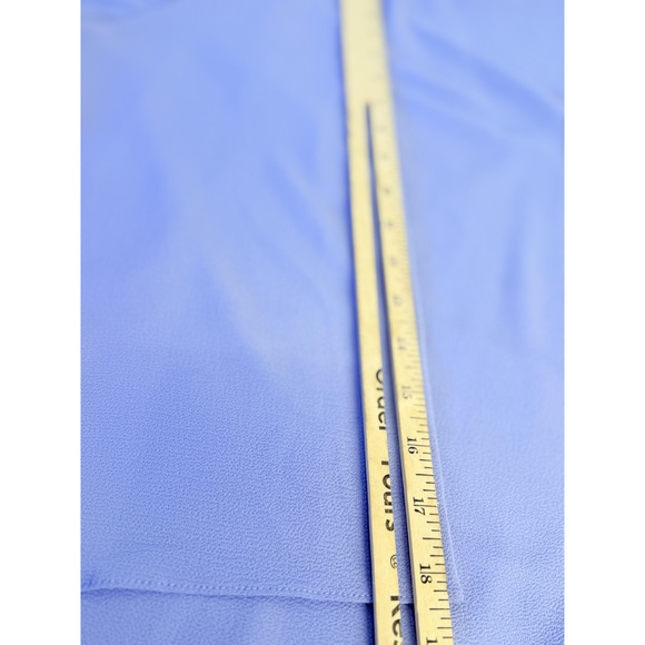 Avenue Womens Light Purple V Neck Grommet Long Sleeve Loose Fit Top 30/32 - Picture 11 of 12